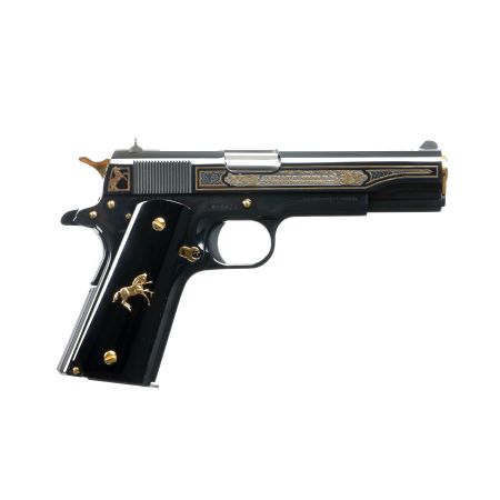 Colt 1911 Oscuro y Oro 38 Super Limited Edition Pistol