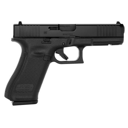 Glock G17 Gen5 9mm 17+1 Full Size Black 4.49" Barrel Ambidextrous