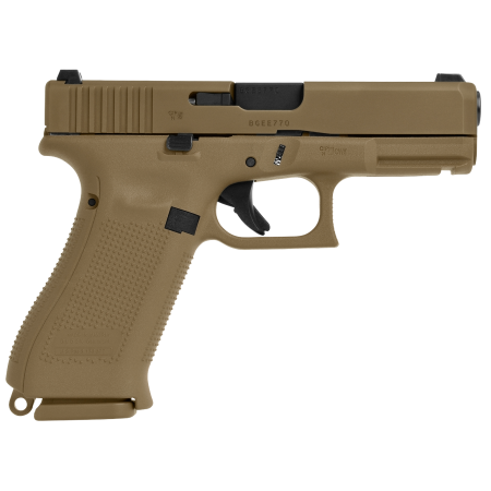 Glock G19X Compact 9mm 17+1/19+1 Coyote Brown Cerakote
