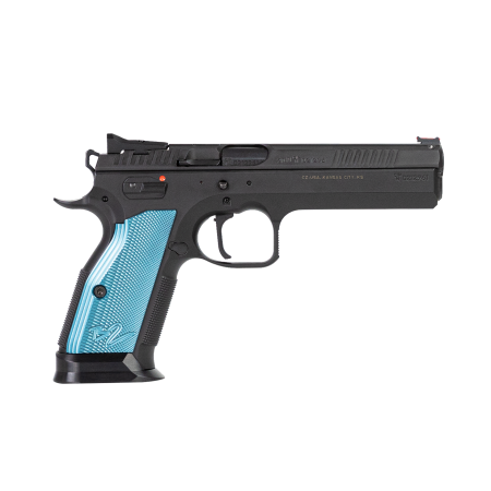 CZ-USA TS 2 9mm Luger 20+1 5.28" Barrel, Black Polycoat Frame