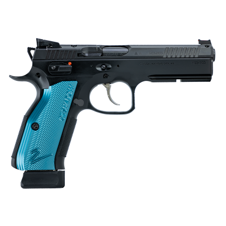 CZ-USA Shadow 2 Optics-Ready 9mm 19+1 Black Blue Grip