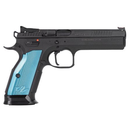 CZ-USA TS 2 40 S&W 17+1 5.28" Black Steel Barrel, Ambidextrous