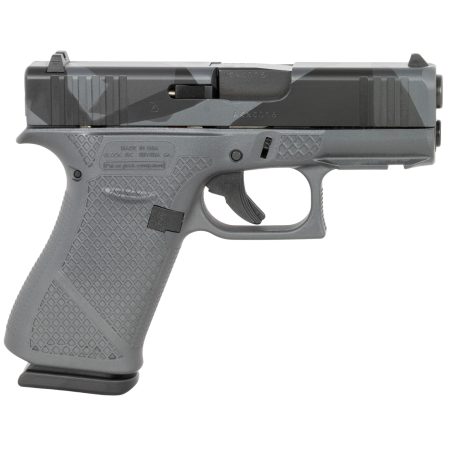 Glock G43X Sub-Compact 9mm 10+1 Urban Dazzle Grey Serrated Slide