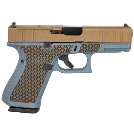 Glock G19 Gen5 MOS 9mm Luger 15+1 Coyote nPVD Barrel Serrated Slide