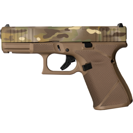 Glock G19 Gen5 MOS 9mm FDE Camo 15+1 Compact Pistol