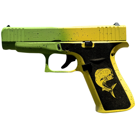 Glock G43X Sub-Compact 9mm 10+1 3.41" Black GMB Barrel Mahi Cerakote