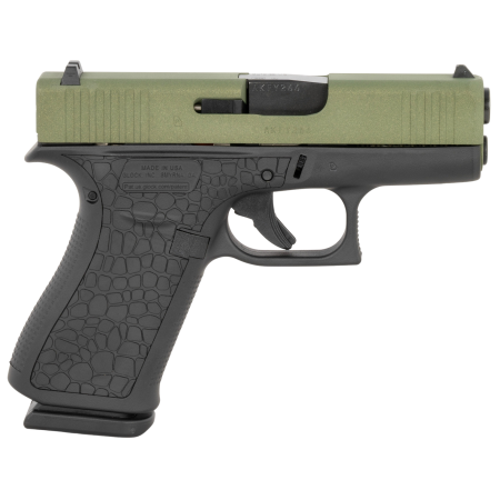 Glock G43X Sub-Compact 9mm Luger 10+1 Bayou Green Cerakote