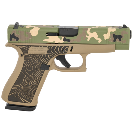 Glock G48 Gen5 Slim Compact 9mm Luger 10+1 4.17" Serrated Slide