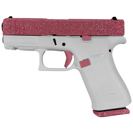 Glock G43X Sub-Compact 9mm Luger 10+1 Bubblegum Cerakote Slide