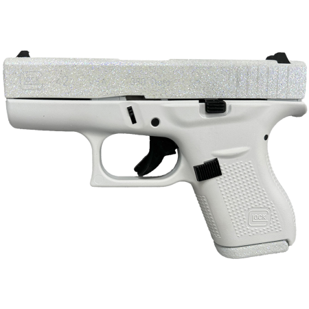 Glock G42 Gen3 Sub-Compact 380 ACP 6+1 3.25" Black Barrel Frost Cerakote
