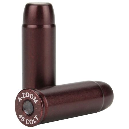 A-Zoom 45 Colt Revolver Snap Caps 6-Pack for Dry Fire Training