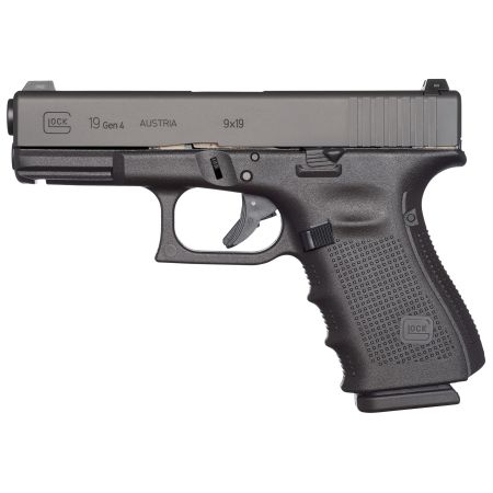 Glock G19 Gen4 9mm 15+1 Compact Pistol Matte Black
