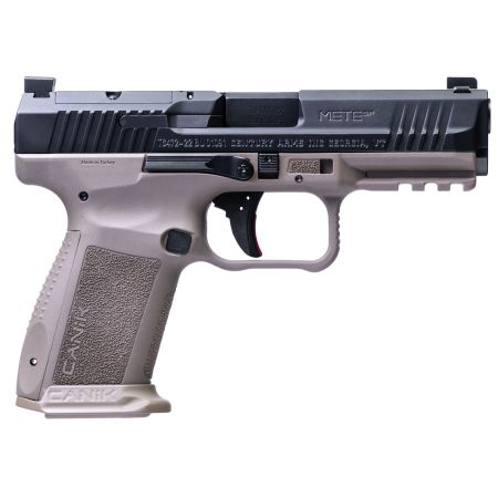 CANIK METE SF 9mm Black/FDE 15+1 Optics Ready Semi-Auto Pistolq