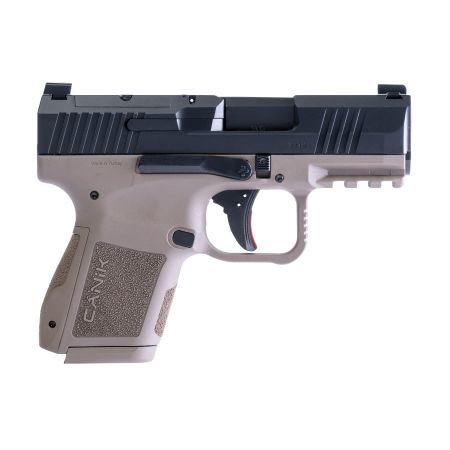 Canik METE MC9 9mm Black/FDE 15+1 Optics Ready Slide Cut
