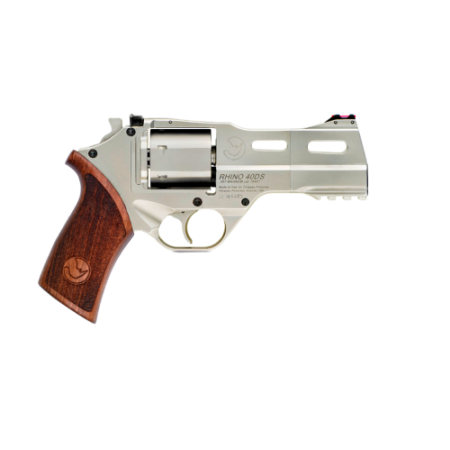 Chiappa RHINO 40DS 357MAG 4" Nickel Finish Revolver 340.222
