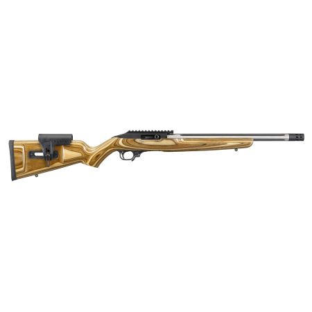 Ruger 10 22 Competition 22LR Rifle 16 Inch Brown Laminate Stock