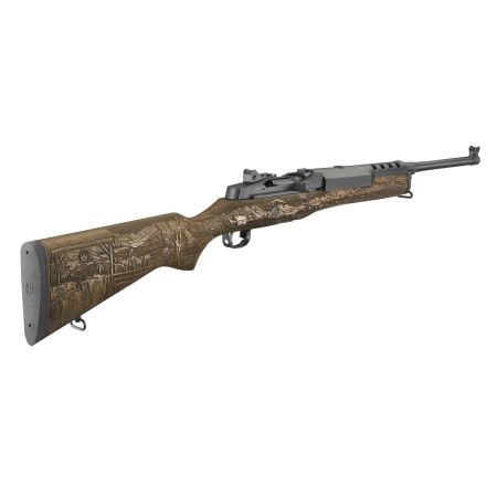 Ruger Mini-14 Ranch Rifle 223 Rem 556 NATO Engraved Stock