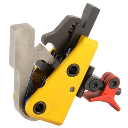Timney Triggers AR Calvin Elite Adjustable Trigger 1.5lb Red Finish
