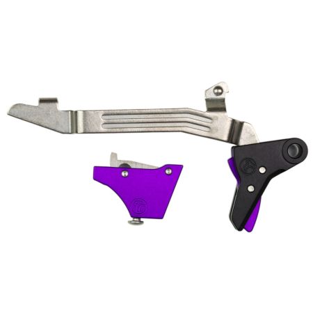 Timney Alpha Competition Trigger Purple for Glock Gen 3 4 G17-G34