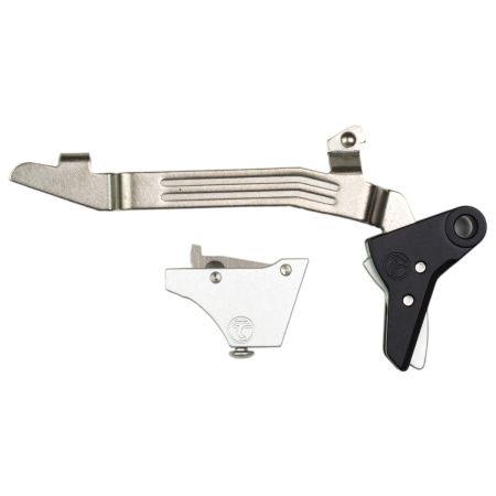 Timney Alpha Competition Trigger Silver Fits Glock Gen 3 Gen 4