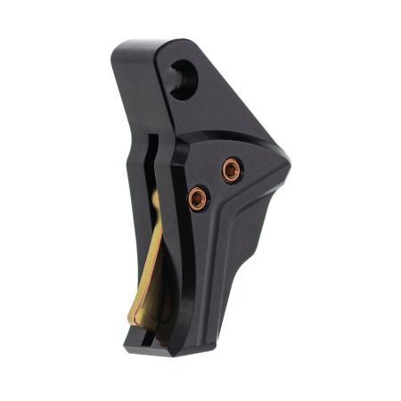 Tyrant CNC Trigger Shoe for Glock Gen 5 Black/Gold Anodized
