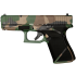 Glock G19 Gen5 MOS Compact 9mm Luger 15+1 Camo Cerakote Steel Slide