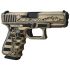 Glock G17 Gen5 9mm 17+1 Tan/Black Battlefield Cross