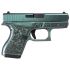  Glock G42 Gen3 Sub-Compact 380 ACP 6+1 Mako Green Cerakote Frame