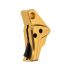 Tyrant CNC Glock Gen 3-4 Trigger Shoe Gold with Black Blade