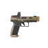 Canik TTI Combat 9mm Bronze 21+1 With Mecanik MO3 Optic