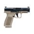 CANIK METE MC9LS 9mm BLK/FDE 17+1 Optics Ready Pistol