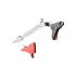 Timney Alpha Competition Trigger for Ruger RXM Black Red