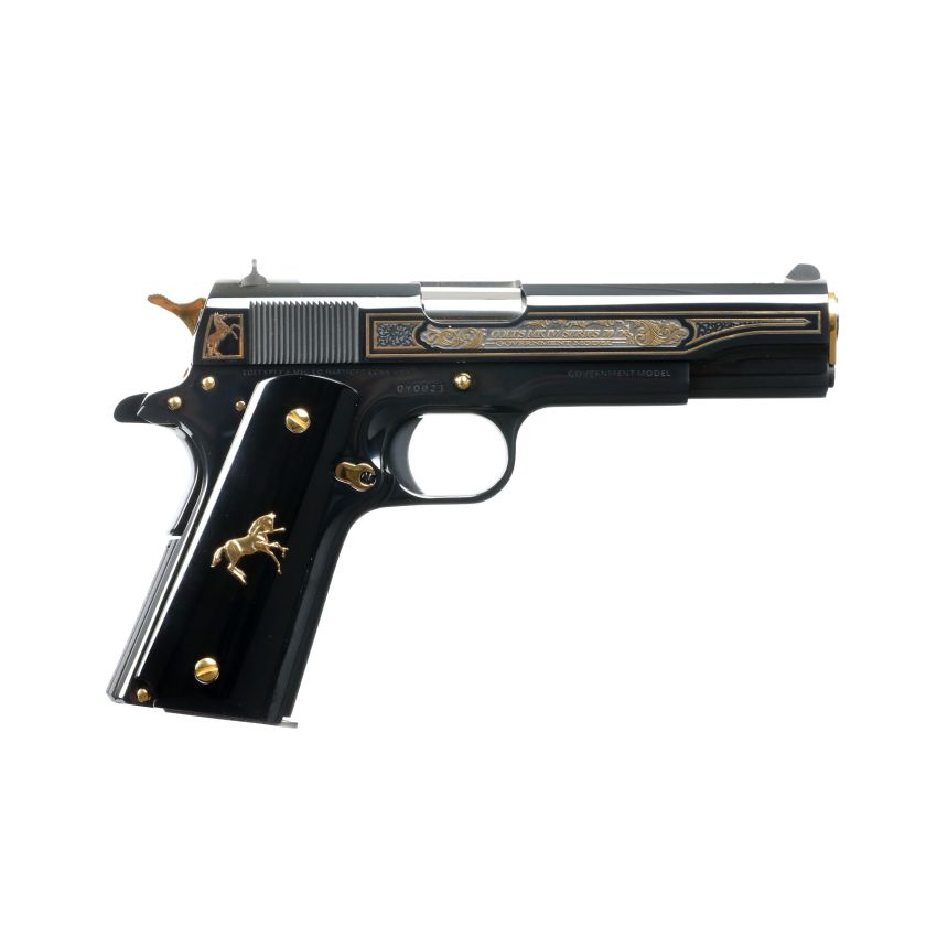 Colt 1911 Oscuro y Oro 38 Super Limited Edition Pistol