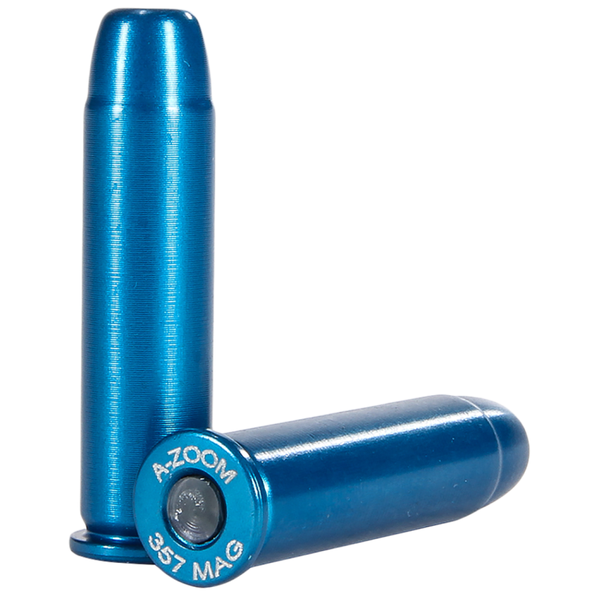 A-Zoom 357 Magnum Blue Snap Caps Revolver 12-Pack
