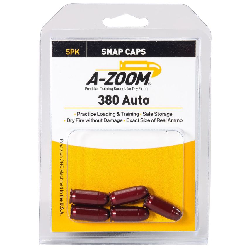 A-Zoom 380ACP Precision Pistol Ammo 5-Pack for Accurate Shooting