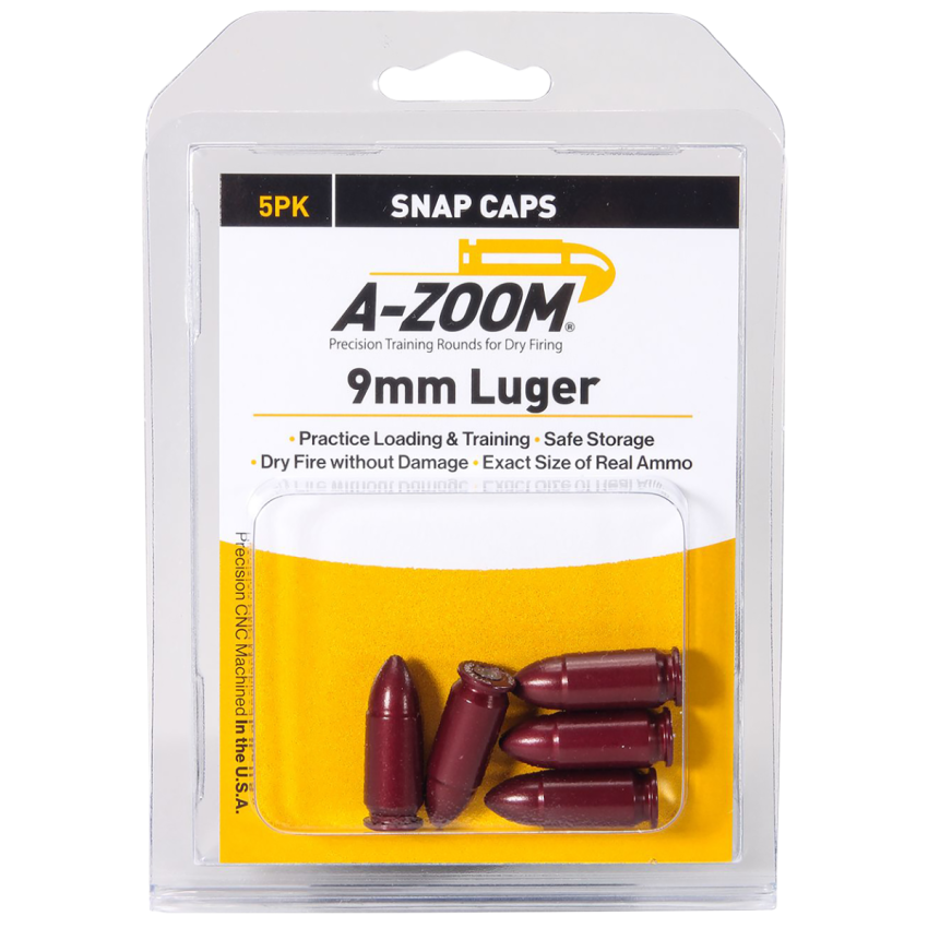 A-Zoom Precision 9mm Luger Pistol Ammunition 5-Pack