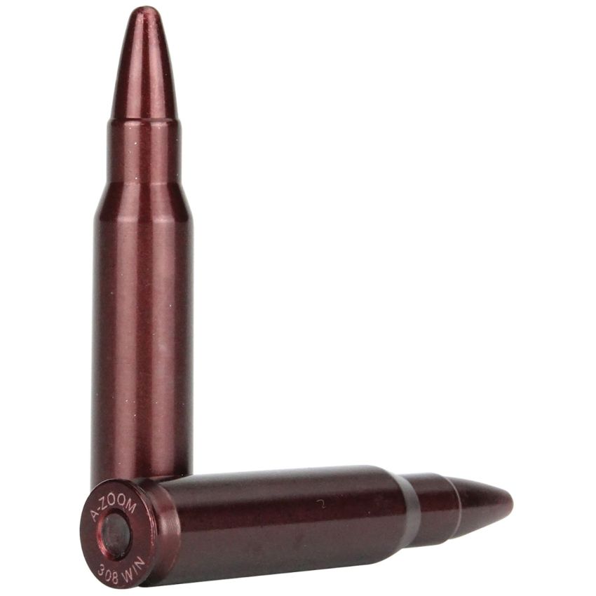 A-Zoom 308 Win Rifle Snap Caps 2-Pack for Dry Fire Training