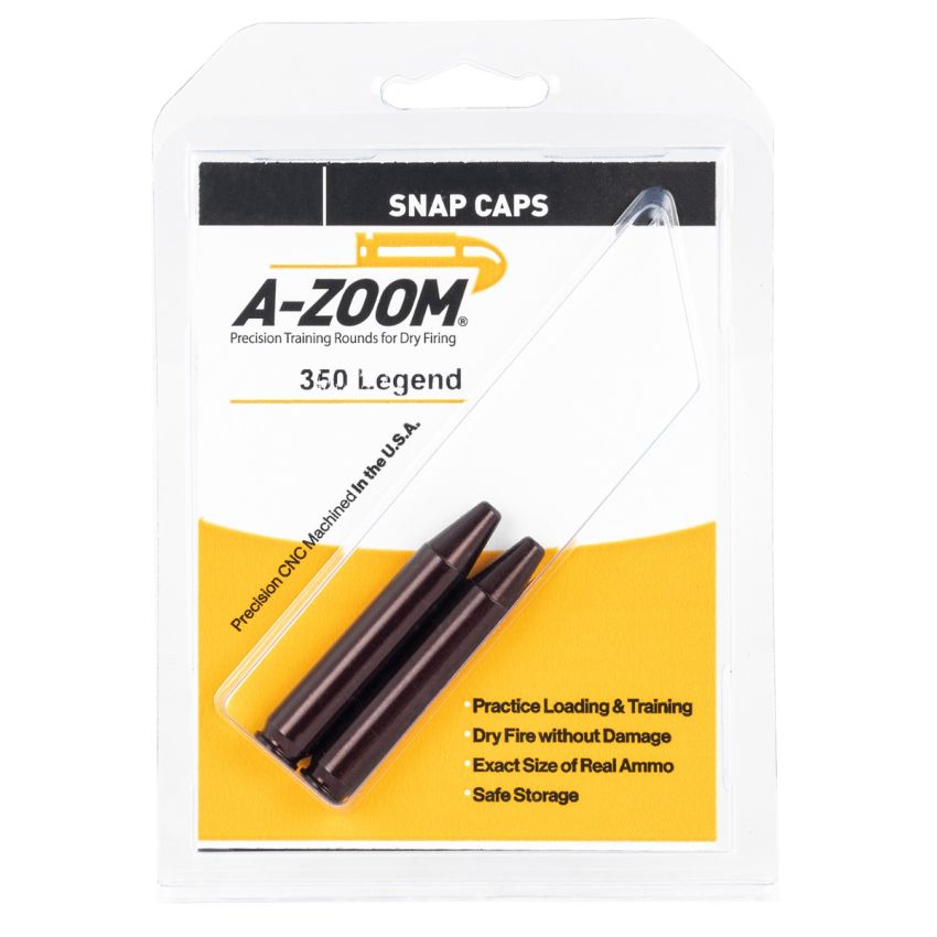 A-Zoom 350 Legend Rifle Snap Caps 2-Pack for Dry Fire Training