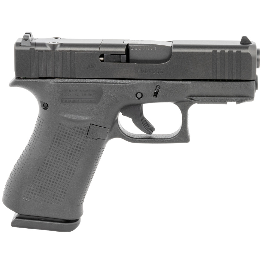 Glock G43X MOS 9mm Sub-Compact Pistol | 10+1 Black Slide
