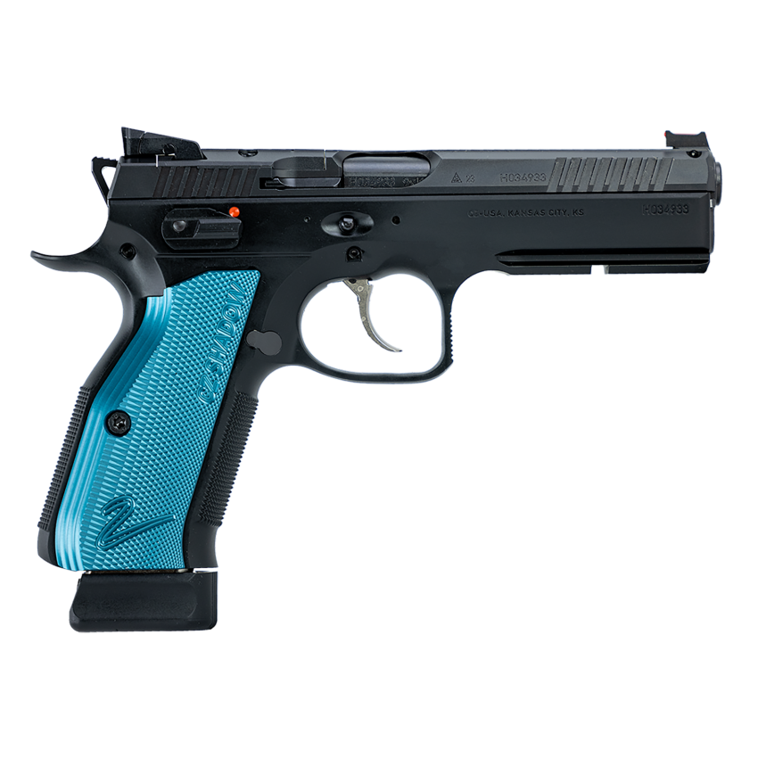 CZ-USA Shadow 2 Optics-Ready 9mm 19+1 Black Blue Grip