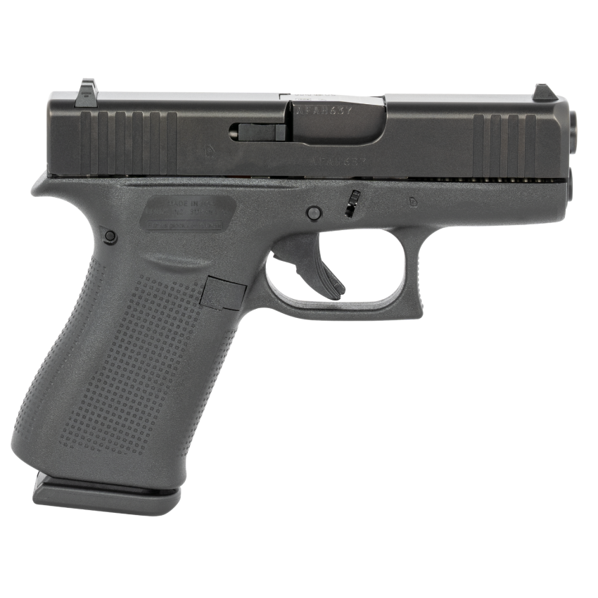 Glock G43X 9mm Sub-Compact 10+1 Black Polymer Frame USA Made