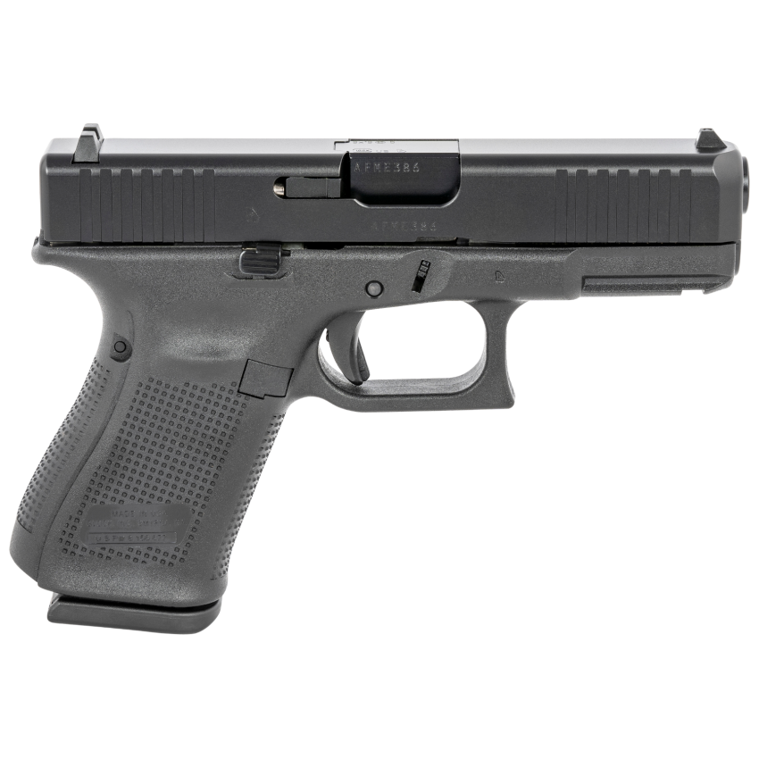 Glock G19 Gen5 9mm Compact 15+1 Black Polymer Frame USA Made