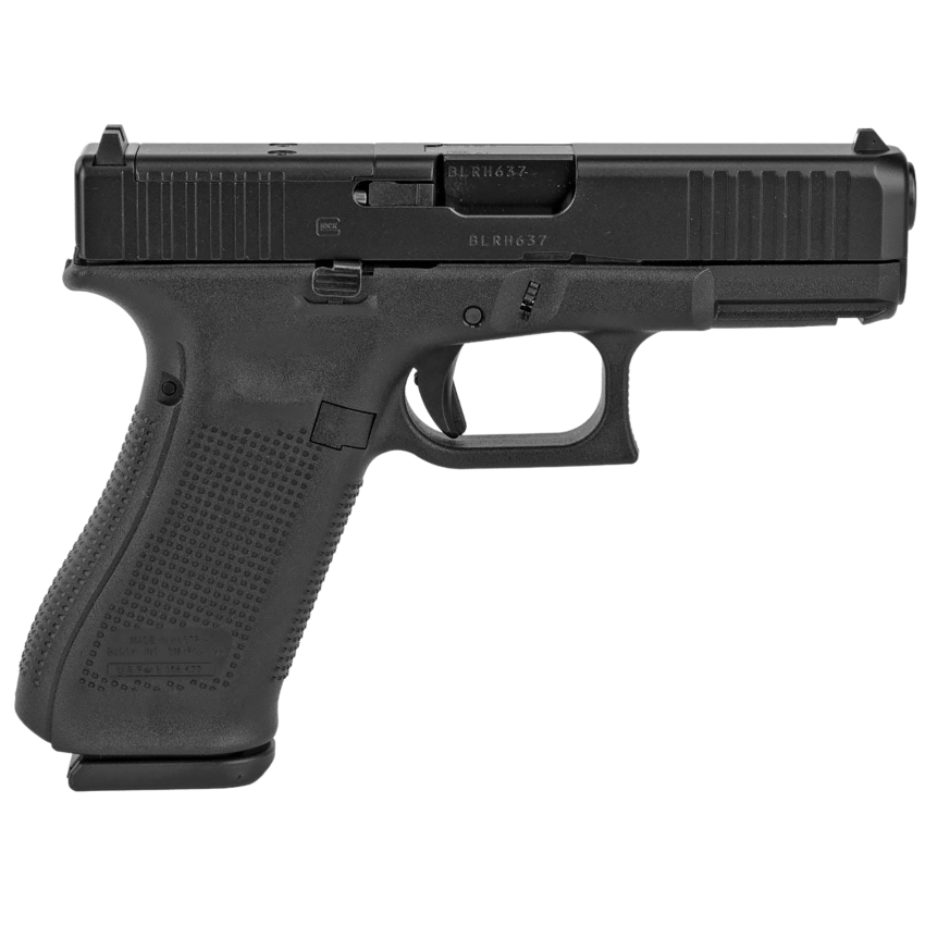 Glock G45 Gen5 MOS 9mm Pistol | 17+1, Black nDLC Slide, Ambidextrous