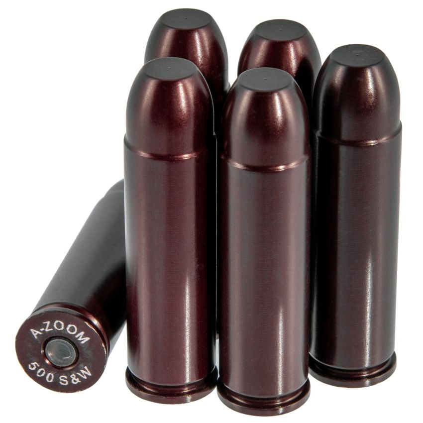 A-Zoom 500 S&W Magnum Revolver Snap Caps 6-Pack Training