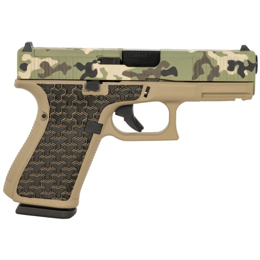 Glock G19 Gen5 MOS Compact 9mm Luger 15+1 Coyote Tan Cerakote