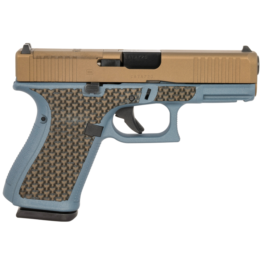 Glock G19 Gen5 MOS 9mm Luger 15+1 Coyote nPVD Barrel Serrated Slide