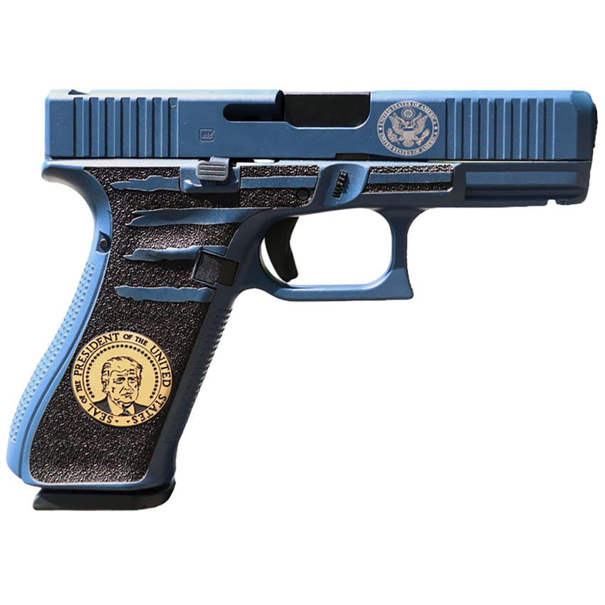 Glock G45 Gen5 Trump 9mm Luger 17+1 Black Barrel Blue Frame