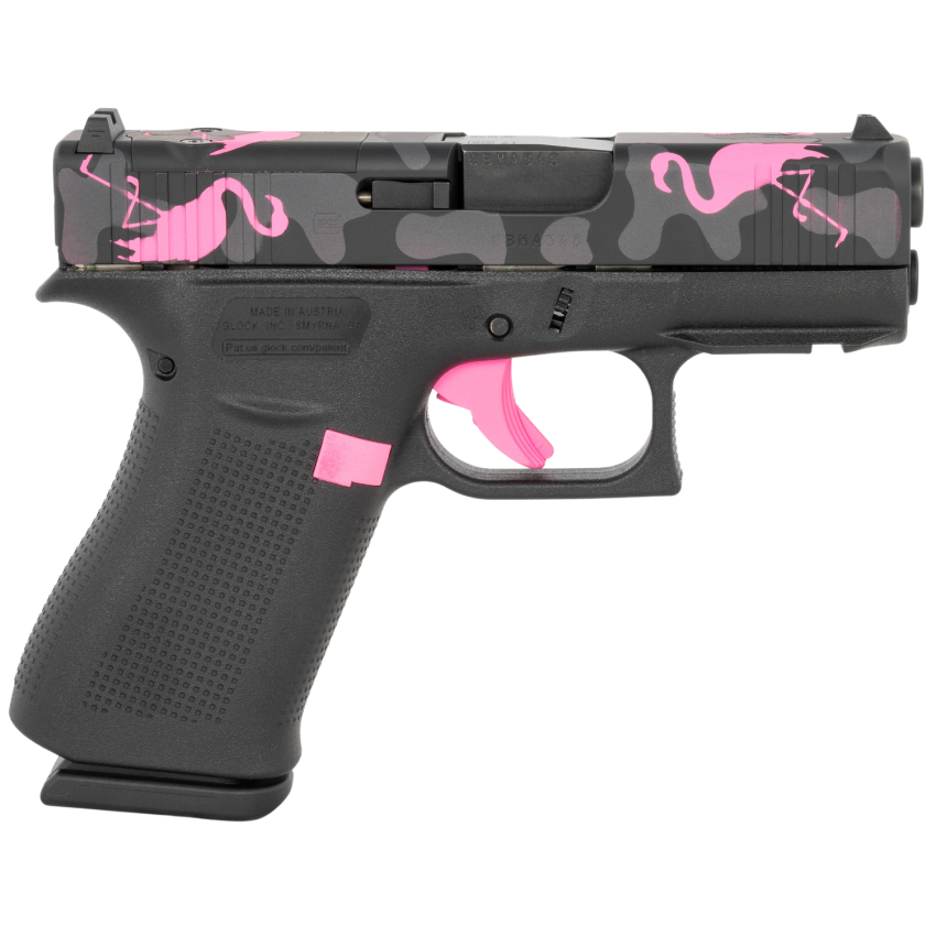 Glock G43X MOS Miami Mingo Sub-Compact 9mm Luger 10+1 Black
