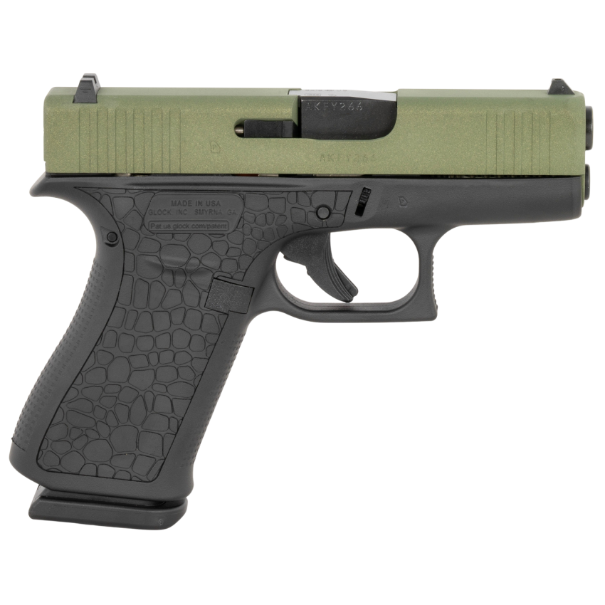 Glock G43X Sub-Compact 9mm Luger 10+1 Bayou Green Cerakote