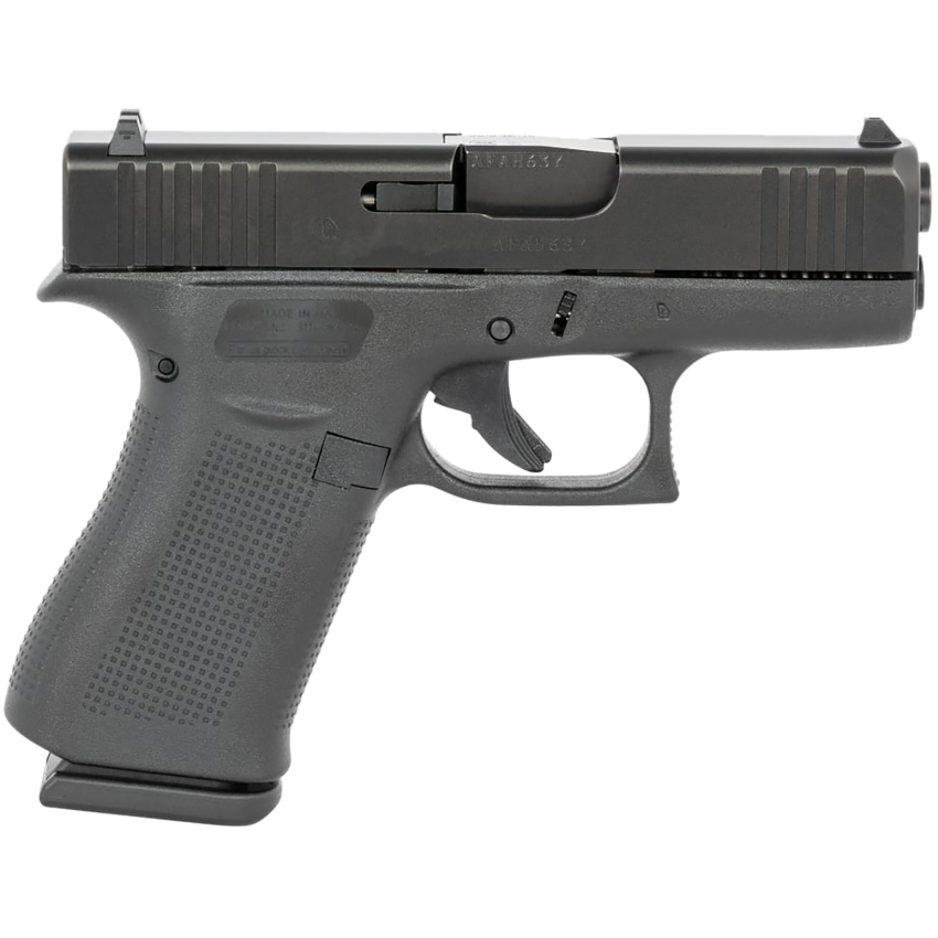 Glock G43X 9mm Sub-Compact Pistol | 10+1 Black nDLC